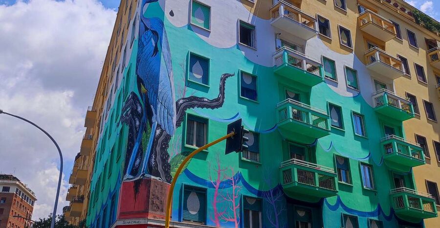 Rome: Ostiense Graffiti and Modern Street Art Walking Tour - From an ancient pyramid into modern Ostiense