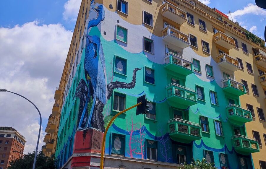 Rome: Ostiense Graffiti and Modern Street Art Walking Tour - Walking Via Ostiense, Rome’s old road toward the port