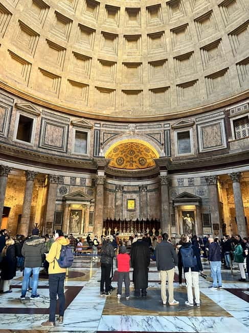 Rome: Pantheon Guided Tour with Reserved Entry Ticket - Entering beneath the Corinthian columns