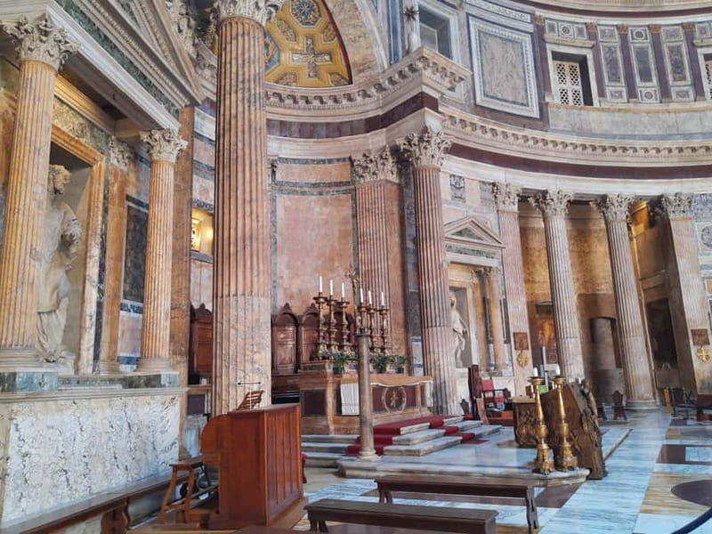 Rome: Pantheon Priority Entry Ticket & Audio Guide App - A realistic one-hour plan