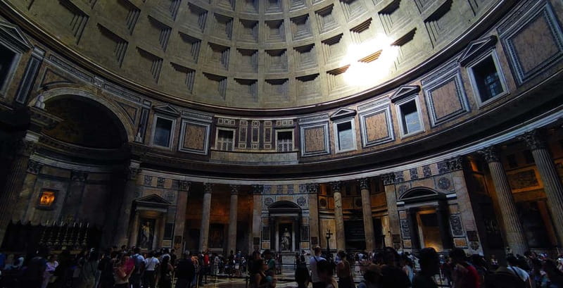 Rome: Pantheon Small-Group Guided Tour with Entry Ticket - Inside the Pantheon: dome, light, and proportion