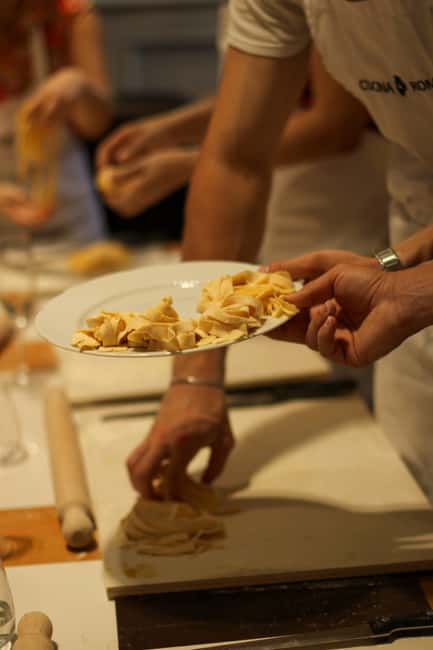 Rome: Pasta and tiramisu perfection class w/wine & dessert - Tiramisu and limoncello finish the meal
