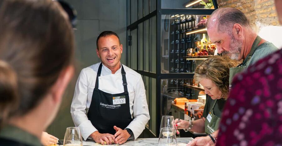 Rome: Pasta, Ravioli & Tiramisu Cooking Class by Colosseum - What happens during the three hours