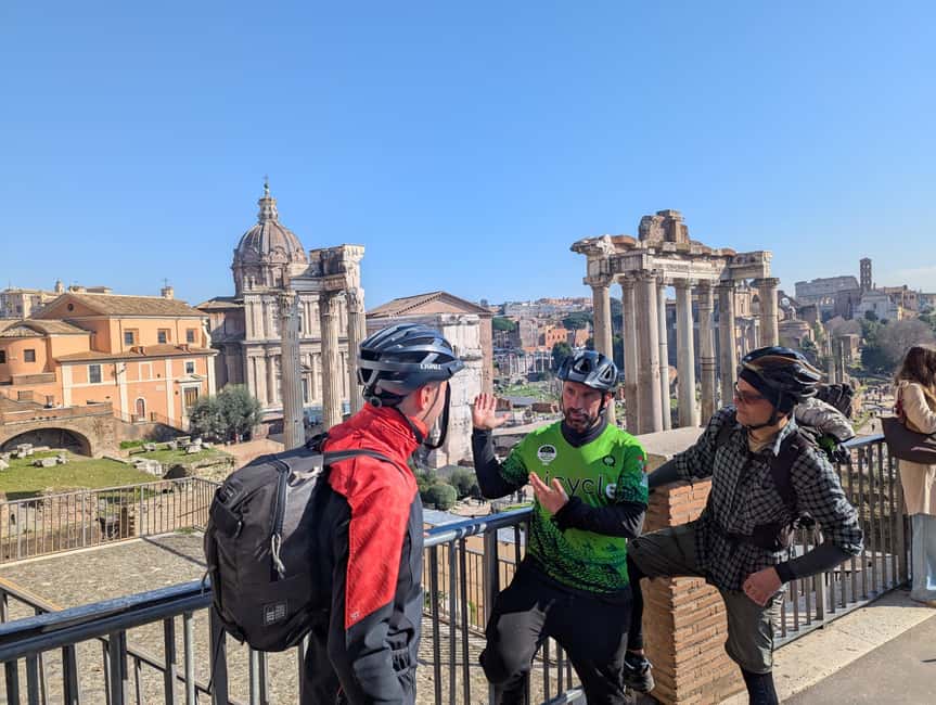 Rome: Pedal and Taste the Top 5 Tastings with e-Bike Tour - Piazza Venezia and the Jewish Ghetto add Rome’s grand scale