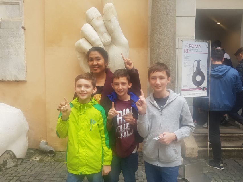 Rome: Percy Jackson-Themed Tour of the Capitoline Museums - Meeting the guide at the Campidoglio