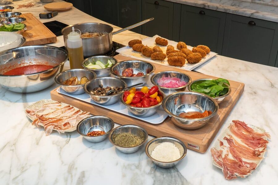 Rome: Pizza & Gelato Cooking Class + Private Chef - Pizza dough is the practical centerpiece