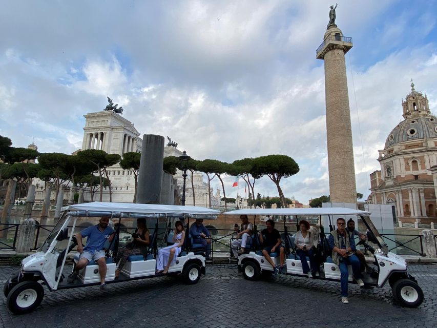 Rome: Private Customizable 3-Hour Golf Cart City Tour - The Colosseum and Ancient Rome