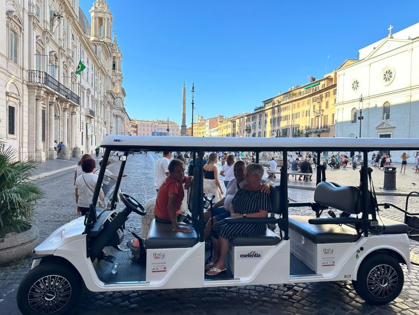 Rome: Private Golf Cart City Highlights Tour - Theatre of Marcellus and Piazza Venezia