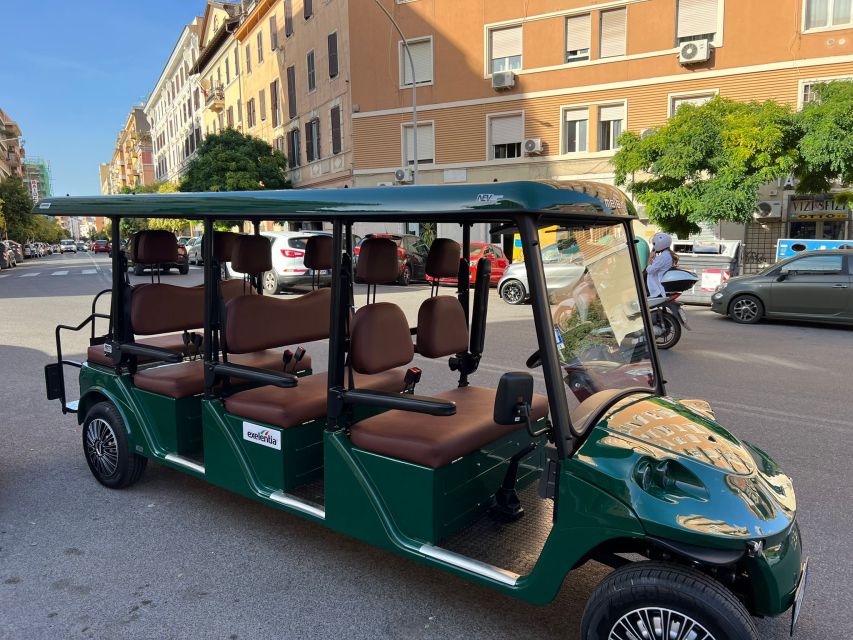 Rome: Private Golf Cart City Highlights Tour - The Colosseum and Arch of Constantine
