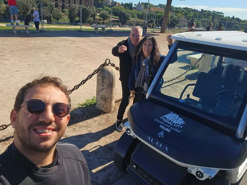 Rome: Private Golf Cart Tour with Artisanal Gelato - Key points at a glance