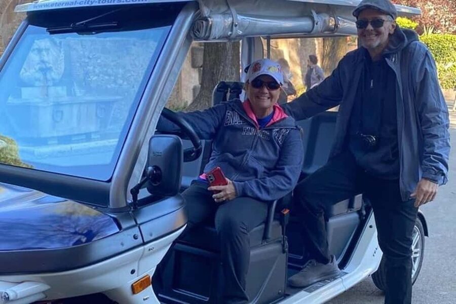 Rome: Private Golf Cart Tour with Artisanal Gelato Tasting - Circus Maximus and the Colosseum