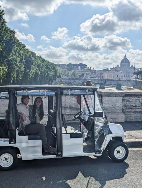 Rome: Private Golf Cart Tour with Hotel Pickup - What the guide adds to the ride