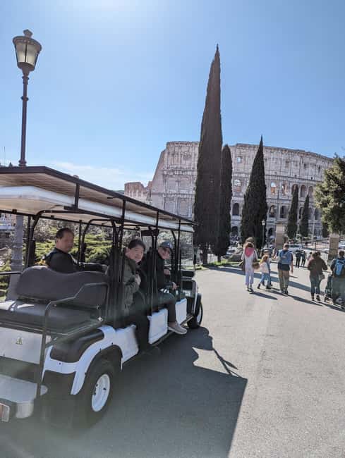 Rome: Private Golf Cart Tour with Hotel Pickup - Why a golf cart works well in Rome