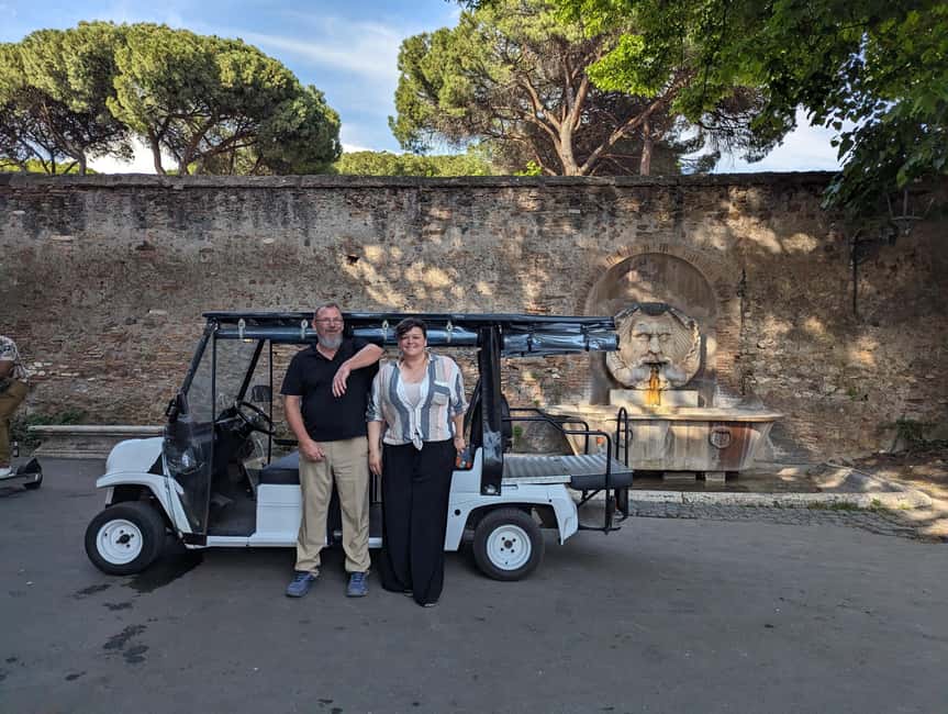 Rome: Private Golf Cart Tour with Hotel Pickup - Villa Borghese gives you Rome at a glance