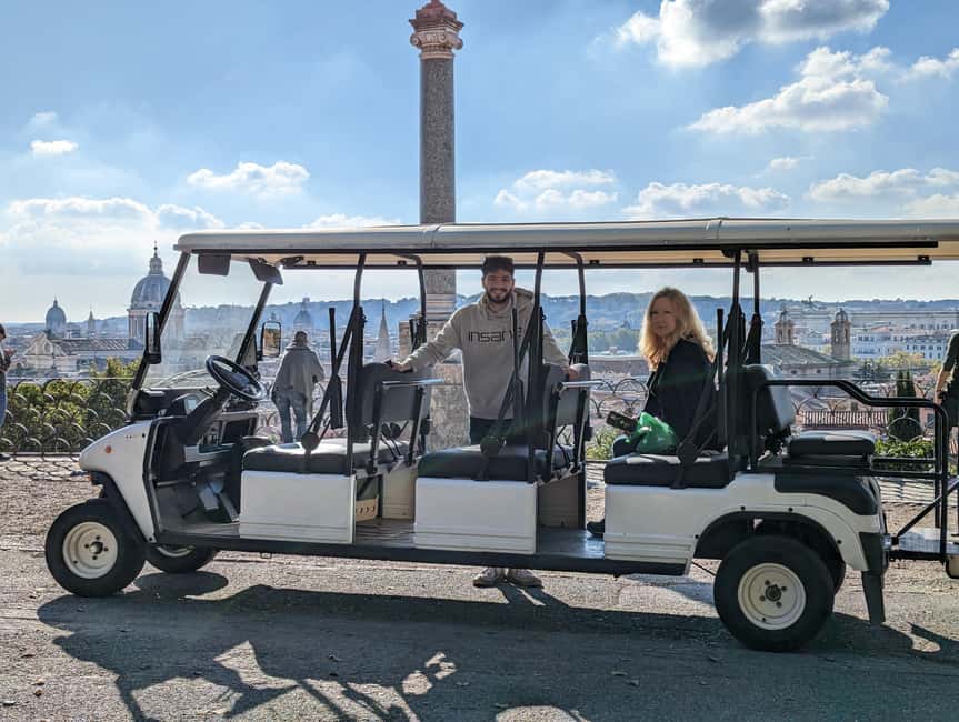 Rome: Private Golf Cart Tour with Hotel Pickup - Campo de’ Fiori and central Rome