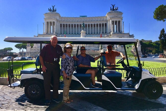 Rome: Private/Group 4 Hours Golf Cart SightseeingTour - Roman Forum and Colosseum views without the ticket line