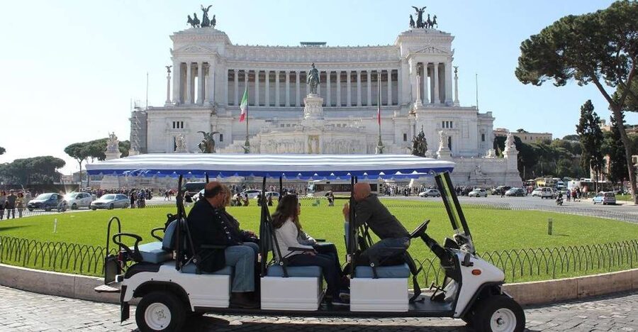 Rome: Private Guided City Highlights Tour by Golf Cart - Key points to know before booking