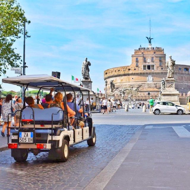 Rome: Private Guided Golf Cart Tour with Gelato or Wine - Trevi Fountain, the Pantheon, and central Rome