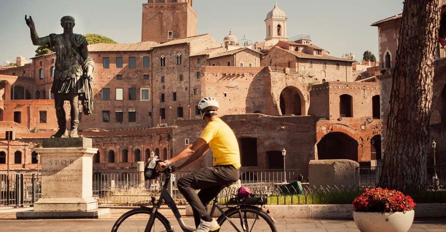 Rome: Private Half-Day Bike Tour with E-bike - Starting at Via Labicana 49