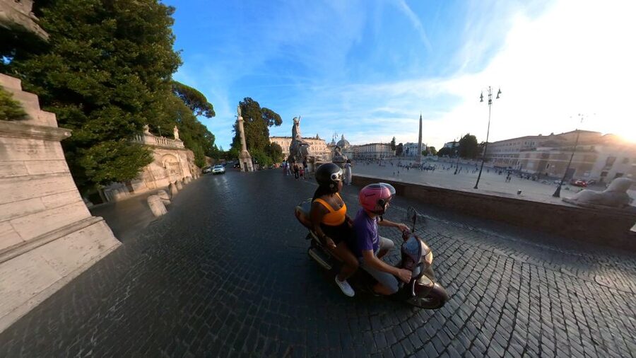 🛵 Rome: Private Scooter Guided Tour, Day - Night Ride💘🛵 - Colosseum, Circus Maximus, and the Pyramid of Cestius