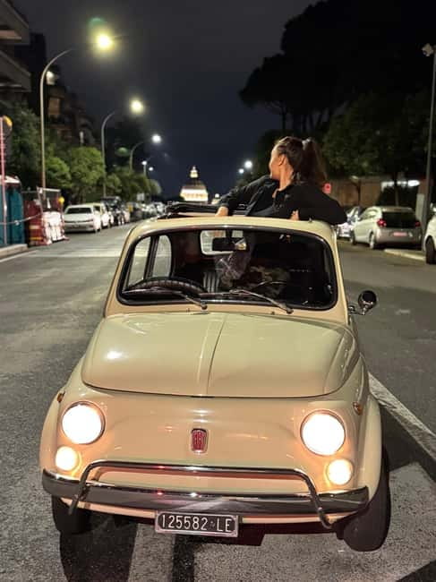 Rome: Retro Fiat 500 car tour with Pro-Photographer - Orange Garden offers the best broad view