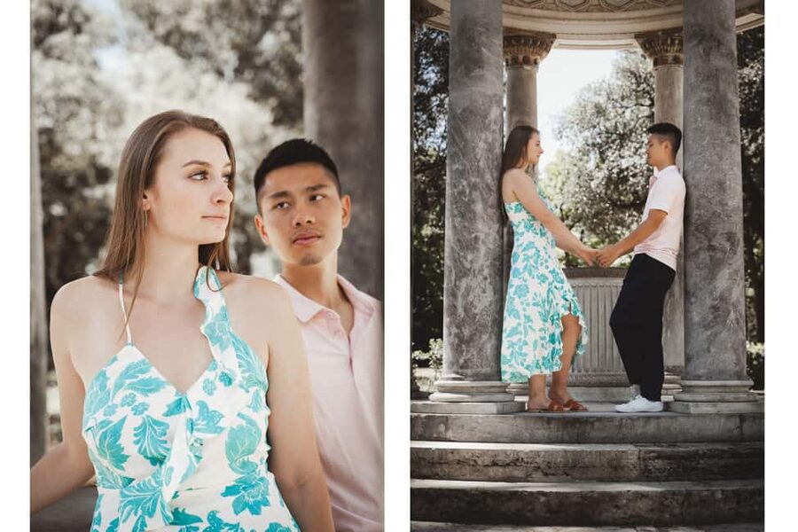 Rome: Romantic Couple Photoshoot at Villa Borghese - FAQ