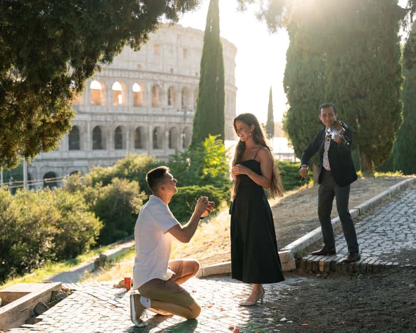 Rome: Romantic Proposal PhotoShoot - How Fabrizio manages the surprise