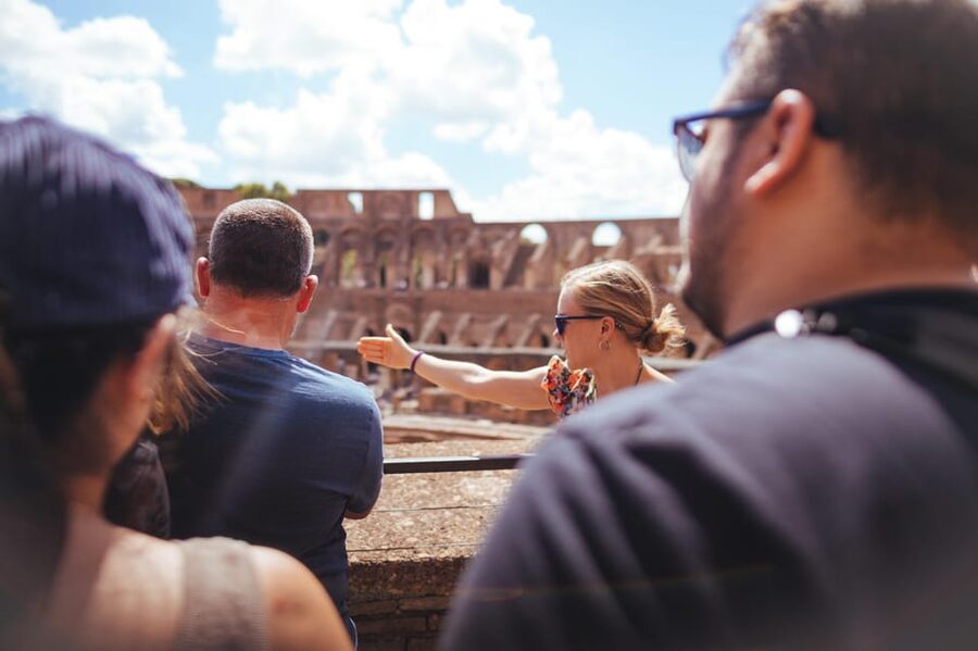 Rome Semi-Private Early Morning Colosseum Express with Arena - Stepping onto the Arena Floor