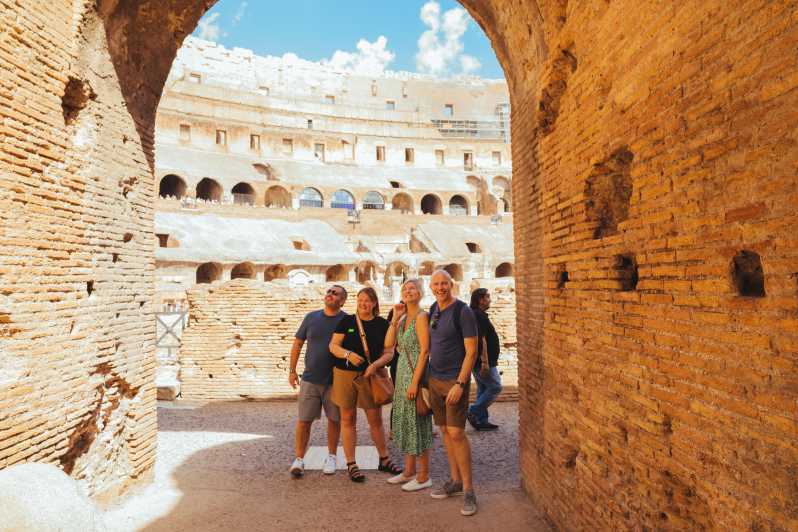 Rome Semi-Private Early Morning Colosseum Express with Arena - Meeting at Piazza del Colosseo