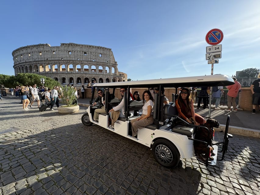 Rome: Sightseeing Tour by Golf Cart - The Imperial Forums and Colosseum