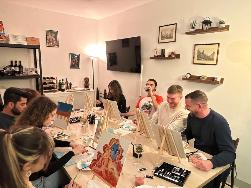 Rome: Small-Group Art Class with Wine - Painting Rome one layer at a time