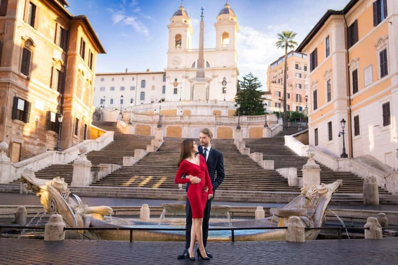 Rome: Spanish Steps & Hidden Gems Private Photoshoot - Starting at the Spanish Steps before the crowds arrive