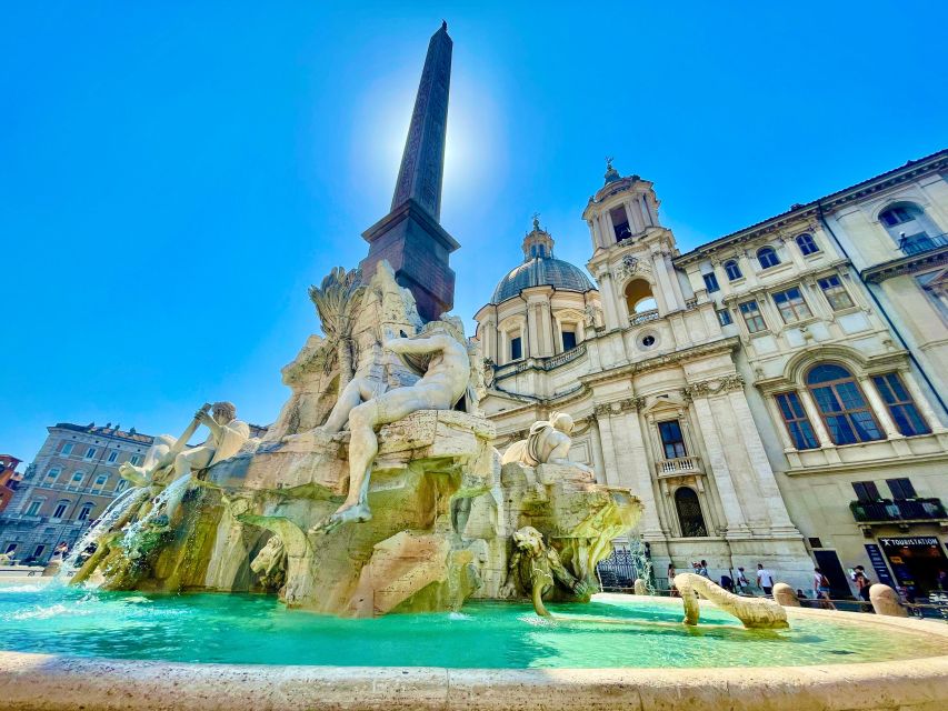 Rome Squares and Fountains Tour & River Boat Hop On Hop Off - Spanish Steps and the Trevi Fountain
