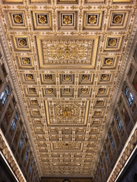 Rome: St Paul's Basilica, Sarcophagus, & Major Basilica Tour - The cloister and the space behind the altar