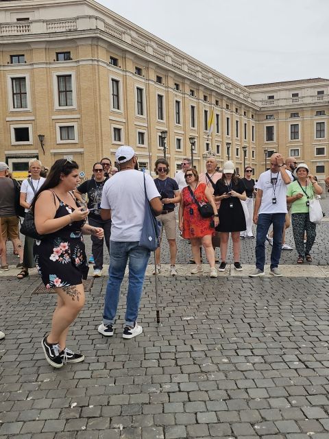 Rome: St. Peter's Basilica and Papal Tombs Guided Tour - Crossing St. Peter’s Square with Bernini