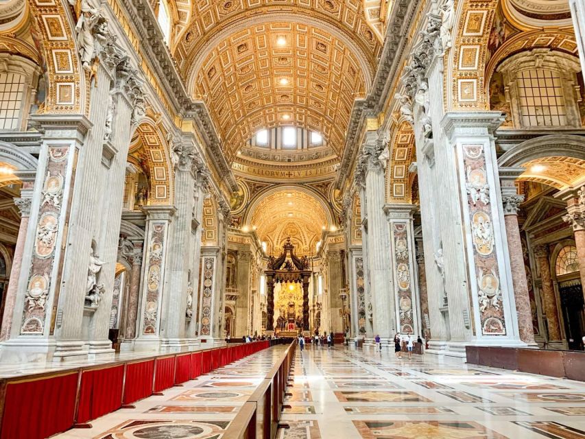 Rome: St. Peter's Basilica and Papal Tombs Walking Tour - Inside St. Peter’s Basilica