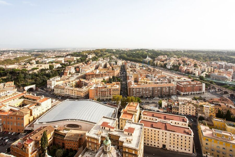 Rome: St. Peter's Basilica & Dome Entry Ticket & Audio Tour - Climbing from the basilica to Rome’s highest view