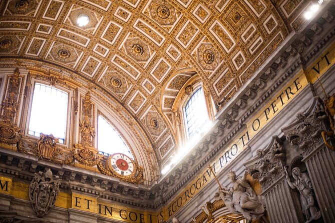 Rome: St. Peter's Basilica & Dome Entry Ticket with Audio Guide - Inside the Cupola, mosaics come before the panorama
