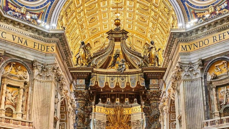 Rome: St. Peter's Basilica Tour , Pietà & Papal Tombs - Below the basilica at St. Peter’s Tomb