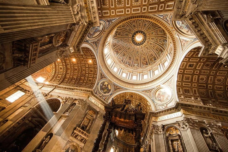 Rome: St Peter's Basilica Tour with Optional Dome Climb - Bernini’s Baldacchino and the high altar