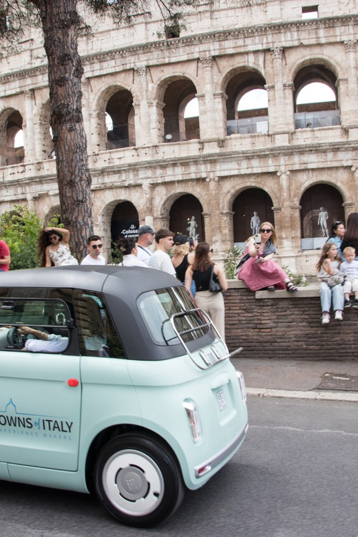 Rome: "The Unmissable" Fiat Topolino Eco-Chic Adventure! - Passing the Pantheon and Circus Maximus
