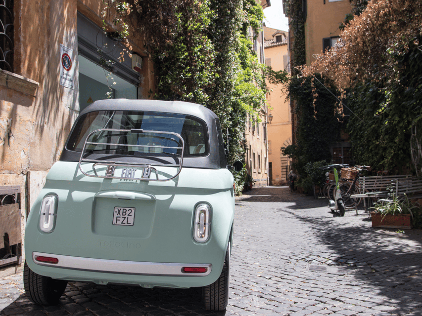 Rome: "The Unmissable" Fiat Topolino Eco-Chic Adventure! - Via di San Teodoro and the first photo stop