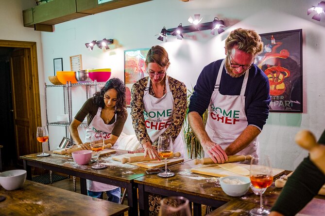 Rome Tipsy Cooking Class: Make Pasta and Mix 3 Spritz Cocktails - The Hugo spritz keeps the cooking moving