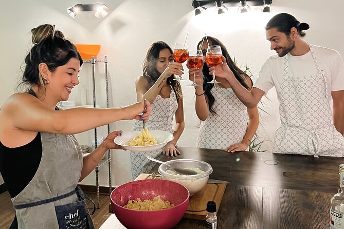 Rome Tipsy Cooking Class: Make Pasta and Mix 3 Spritz Cocktails - Finishing with a Limoncello spritz