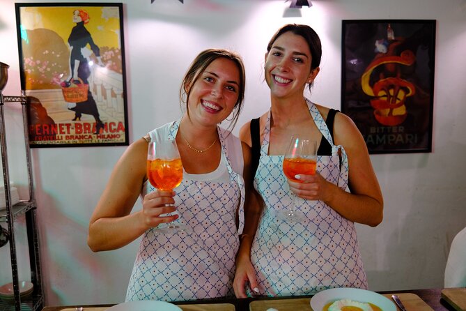 Rome Tipsy Cooking Class: Make Pasta and Mix 3 Spritz Cocktails - What the hosts add to the experience