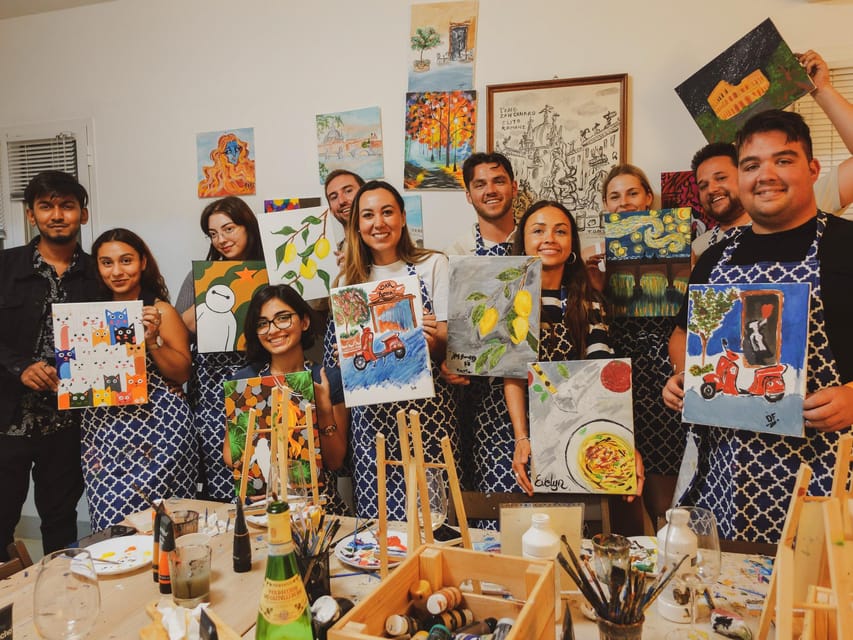 Rome: Tipsy Painting Class with Fine Wine and Arts - Who should book this painting class?
