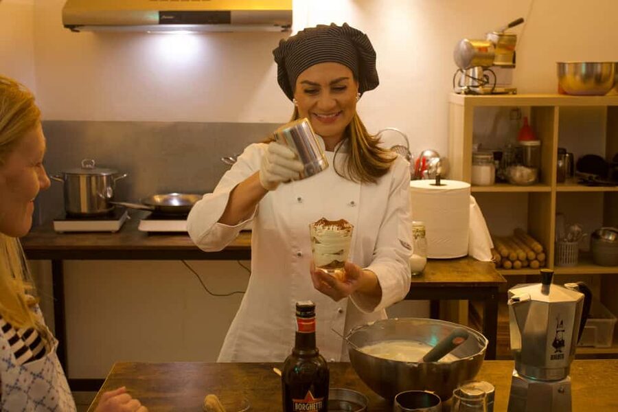 Rome: Tiramisu & Pasta Small-Group Cooking Class - Building a creamy, tipsy tiramisu