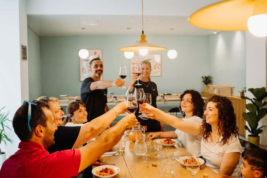 Rome: Traditional Pasta Making Class with Wine & Gelato - Key points to know before booking