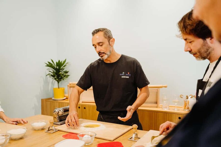 Rome: Traditional Pasta Making Class with Wine & Gelato - Practical details that affect your evening