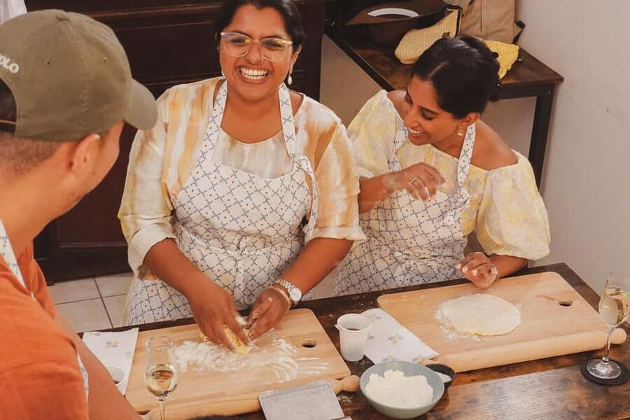 Rome: Traditional Pasta, Spritz & Tiramisu Cooking Class - Prosecco, wine, and a final glass of limoncello